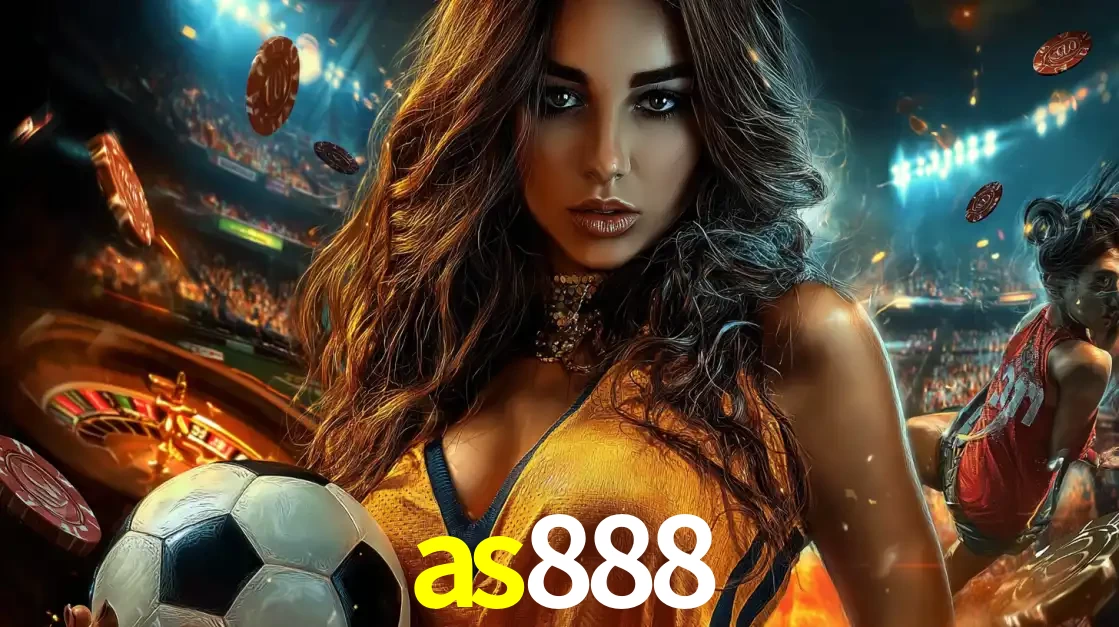 Mulher segurando uma bola de futebol em uma montagem que mistura a paixão esportiva com a emoção da roleta de cassino, tudo disponível na plataforma as888.
